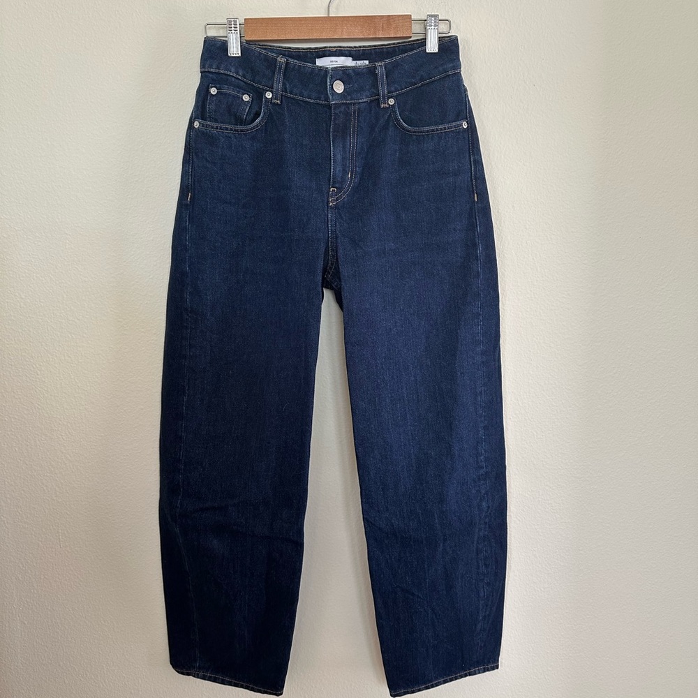 & Other Stories Cropped Barrel Leg Jeans